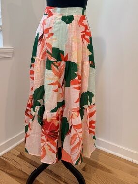 Sweet Lemon Tropical Midi Skirt – NWT